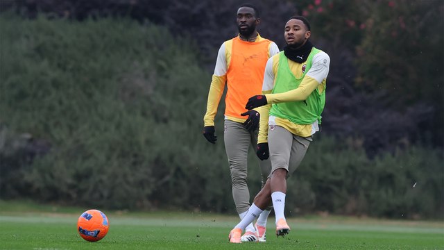 Coppa Italia all'orizzonte: l'allenamento dei rossoneri