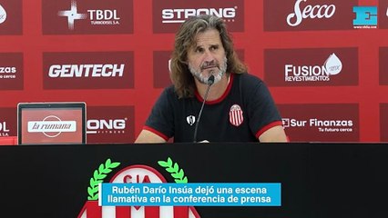 Rubén Darío Insúa dejó una escena llamativa