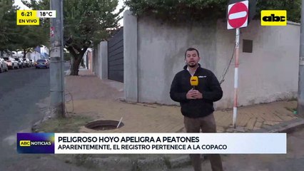 Video: Hoyo es un peligro para los conductores