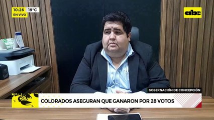 Video: Colorados aseguran que ganaron por 28 votos