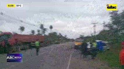 Video: Un sexagenario falleció tras un choque frontal