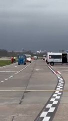 Impresionante maniobra de piloto en Aeroparque