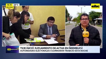 Video: TSJE inició juzgamiento de actas en Ñeembucú