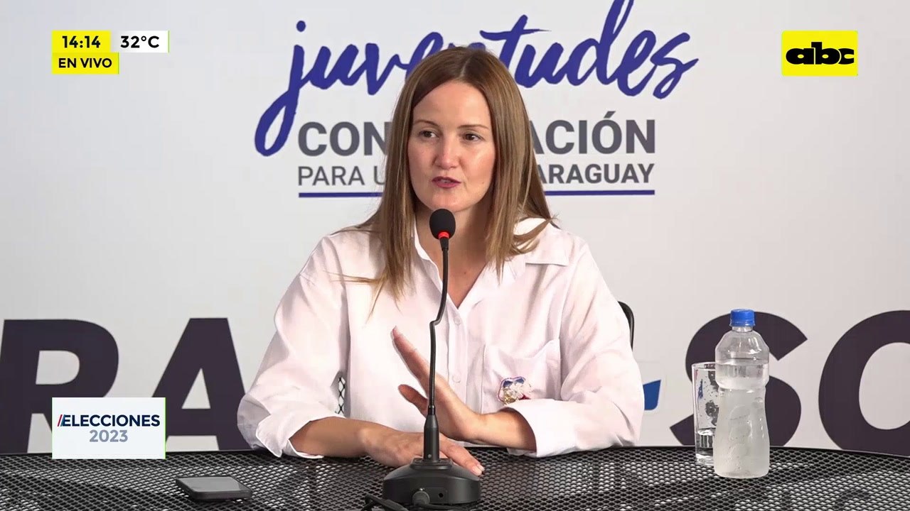 Conferencia de prensa de Soledad Núñez