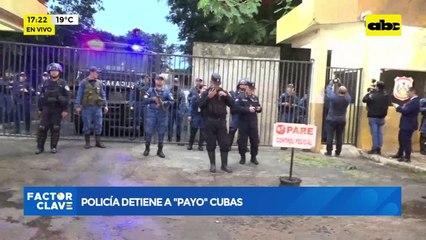 Video: Policía detiene a ‘’Payo Cubas’'