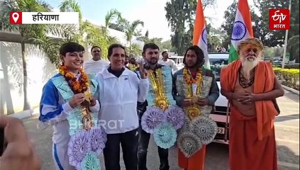 महिला कबड्डी वर्ल्ड कप जीतकर सोनीपत पहुंची मिनी नरवाल, ग्रामीणों ने किया ग्रैंड वेलकम