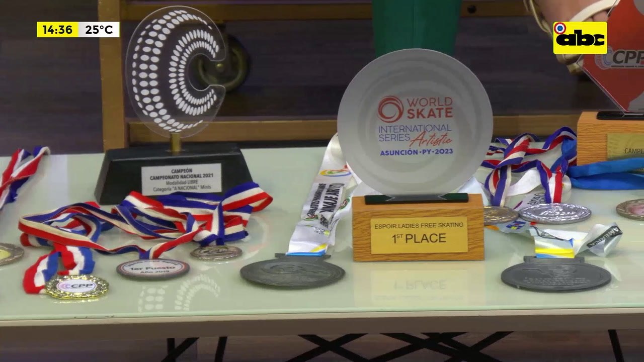 Video: ¡Oro para Paraguay en patinaje artístico!