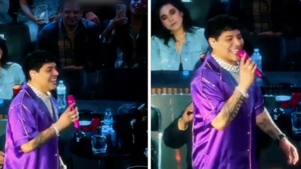 Captan infidelidad en concierto de Grupo Firme y así los exponen