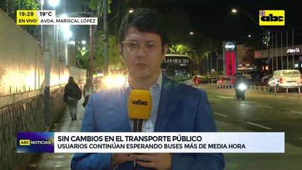 Video: Sin cambios en el transporte público