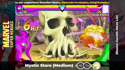 SHUMA-GORATH MOVE LIST - Marvel Super Heroes (MSH)