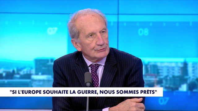 Gérard Longuet : «Vladimir Poutine a toujours été dans une attitude de musculation»