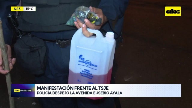 Video: No hubo heridos, pero sí muchos detenidos
