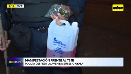 Video: No hubo heridos, pero sí muchos detenidos