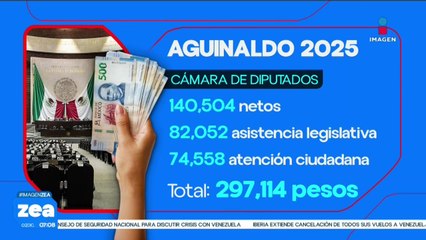 Diputados y senadores recibirán un aguinaldo de más de 382 mil pesos
