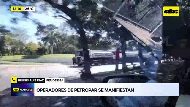 Video: Operadores de Petropar se manifiestan