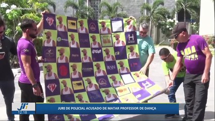 Juri de policial acusado de matar professor de dança