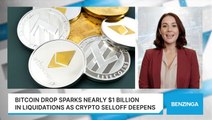 Bitcoin Drop Sparks Nearly $1 Billion In Liquidations As Crypto Selloff Deepens