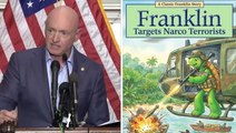 ‘He’s not a serious person’ Mark Kelly slams Hegseth over Franklin AI drug boat memes