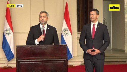 Video: Primera reunión entre Santiago Peña y Mario Abdo