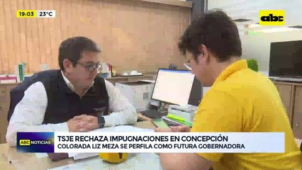Video: TSJE confirma victoria de la ANR en Gobernación de Concepción