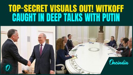 Putin-Witkoff SECRET MEET First VISUALS OUT! Trump’s Envoy to LEAK US’ Secret Ukraine Plan to Putin?