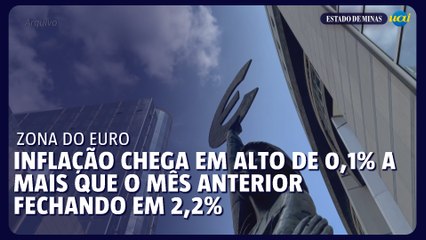 Inflação anual na zona do euro subiu a 2,2% em novembro