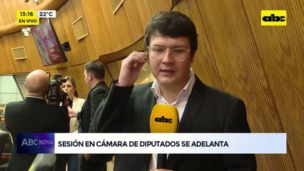 Sesión En Cámara De Diputados Se Adelanta