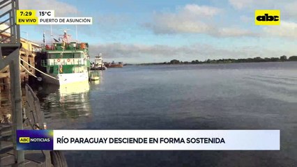 Video: Río Paraguay vuelve a descender