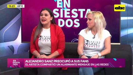 Video: Alejandro Sanz preocupó a sus fans