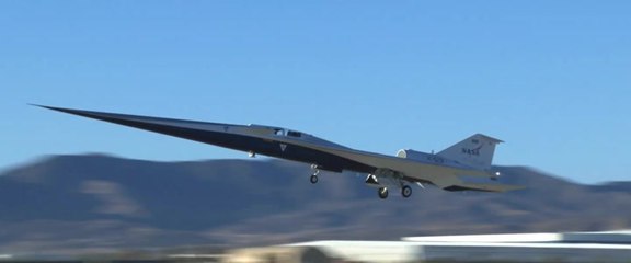 NASA’s X-59 Quiet Supersonic Aircraft Soars In First Flight Highlights