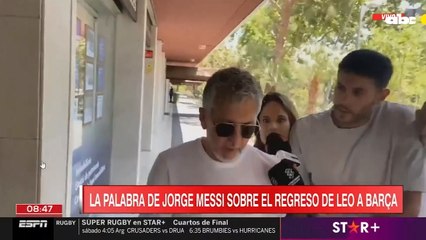 Jorge Messi: "Lionel Messi quiere volver al Barcelona"