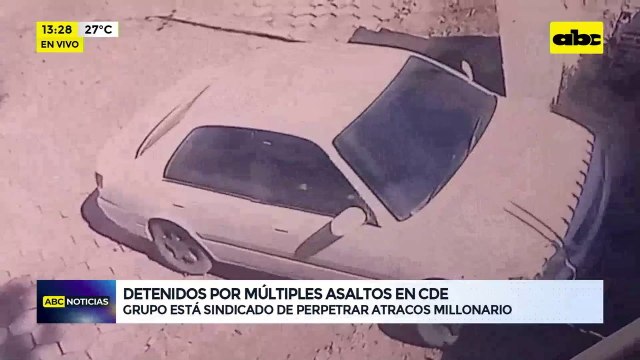 Video: Detenidos por múltiples asaltos en CDE