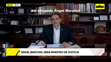 Video: Ángel Barchini, nuevo ministro de Justicia.