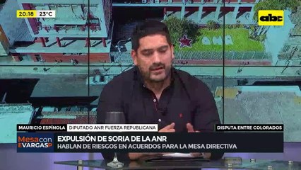 Espínola: “Walter Harms debería retractarse en nombre de nuestro ameno acuerdo’'