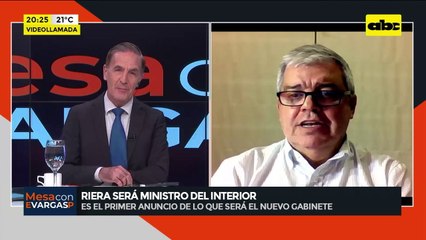 Video: Enrique Riera será ministro del Interior