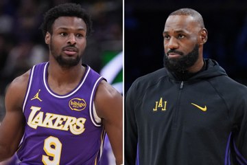 Bronny hesitated to copy his dad’s move