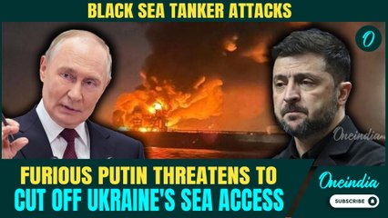 Russia’s Shadow Oil Tankers ATTACK: Putin’s FIERY First Reaction OUT! THREATENS To ‘Cut Ukraine Off’