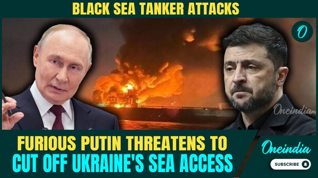 Russia’s Shadow Oil Tankers ATTACK: Putin’s FIERY First Reaction OUT! THREATENS To ‘Cut Ukraine Off’