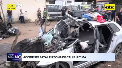 Video: Accidente fatal sobre Avda. Defensores del Chaco