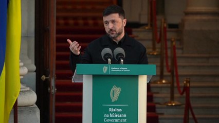 아일랜드 찾은 젤렌스키 "종전 기회...해결할 문제 남아" / YTN