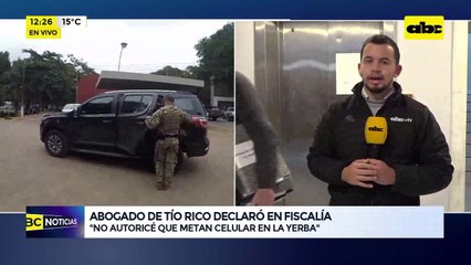Video: Abogado de Tío Rico declaró en fiscalía