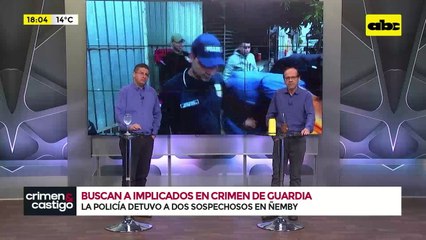 Video: Capturaron a dos sospechosos del asesinato del guardia de seguridad