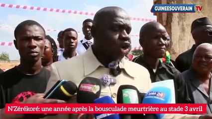 Une année après la bousculade meurtrière survenue au stade 3 avril de N’Zérékoré