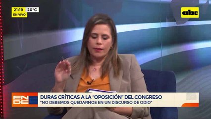 Kattya González: ‘’La ANR no es la mayoría, la ANR es la primera minoría’'