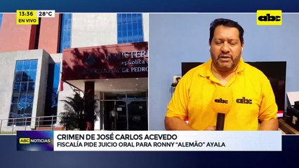 Crimen de José Carlos Acevedo: Fiscalía pide juicio oral para Ronny “alemão” Ayala