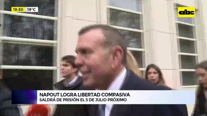 Video: Napout logra “libertad compasiva” y saldrá libre el 5 de julio próximo