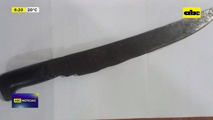 Video: Apresado con varias herramientas robadas