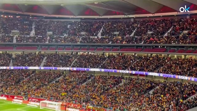 El Metropolitano estalla con el gol de Pina que adelanta a España en la final de la Liga de Naciones