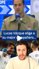 🇪🇸 Je réagis à Lucas Vazquez sur Sergio Ramos et Cristiano @partidazocope #realmadrid #sergioramos #cristiano