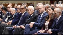 Mattarella alla presentazione dei discorsi parlamentari di Napolitano